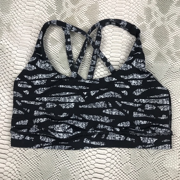 lululemon athletica Other - Lululemon wave grey black sports bra energy